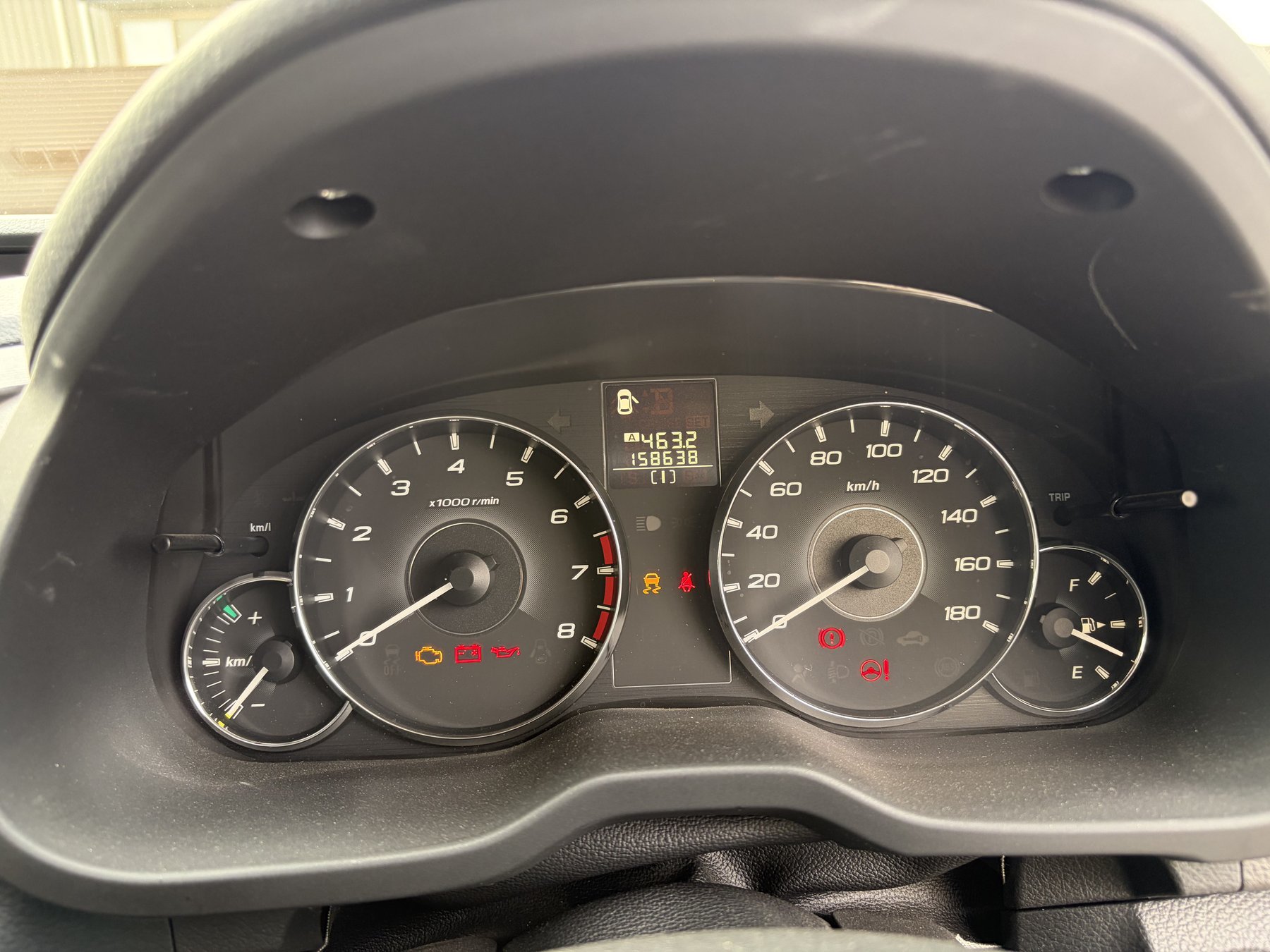 メーター 走行距離158,638km